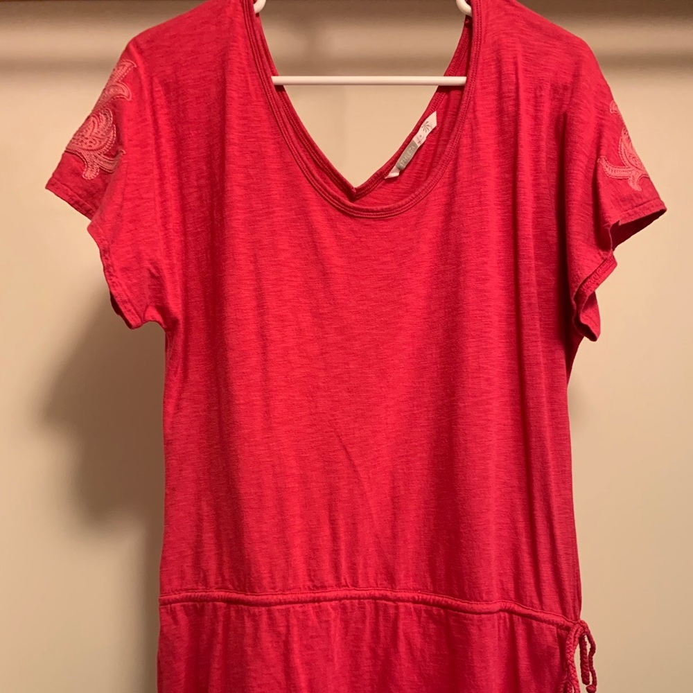 Athleta Embroidered Swimsuit Coverup size Medium
